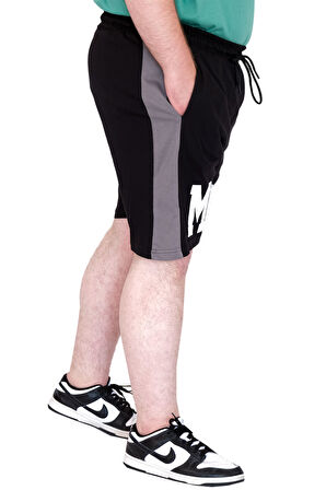 Mode XL Büyük Beden Erkek Şort Süprem 25501S Siyah