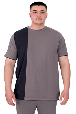 Mode XL Büyük Beden Erkek Kapri Suprem MD08 22135 Füme