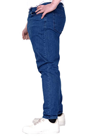Mode XL Büyük Beden Erkek Pantolon Kot Klasik 21920 Indigo