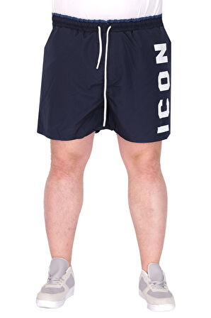 Mode XL Büyük Beden Erkek Deniz Şortu ICON U25402 Lacivert