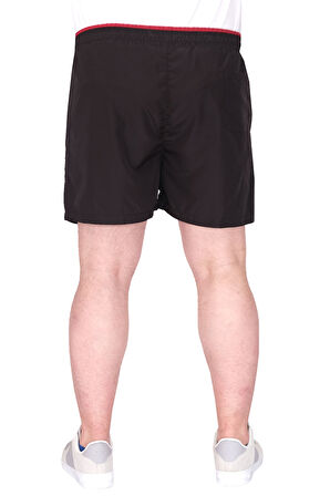 Mode XL Büyük Beden Erkek Deniz Şortu ICON U25402 Siyah