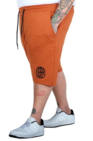 Mode XL Büyük Beden Erkek Şort 2 İplik Good Vibes 25503 TARCIN