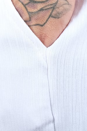 Mode XL Büyük Beden Erkek Jogger Pantolon Düz Platin Jakar 24913 BEYAZ