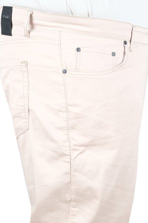 Mode XL Büyük Beden Erkek Keten Pantolon 5 Cep Barcelona 25902 BEJ