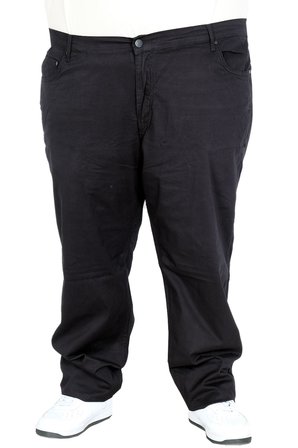 Mode XL Büyük Beden Erkek Keten 5 Cepli Barcelona Pantolon 25902 SIYAH