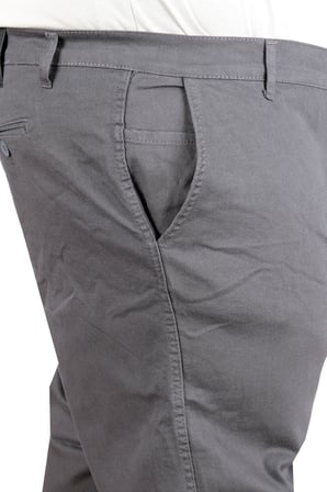 Mode XL Büyük Beden Erkek Gabardin Pantolon Doğa Yan Cep 22850 ANTRASIT