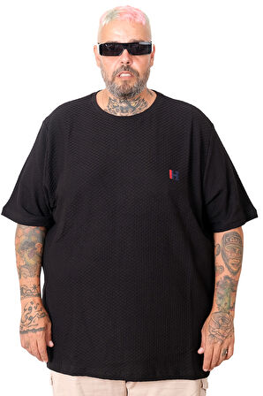 Mode XL Erkek Büyük Beden T-Shirt Petek U20038