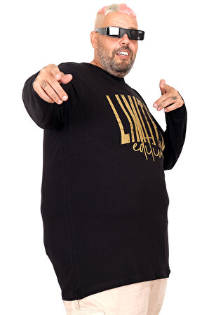 Mode XL Erkek Uzun Kol T-Shirt LIMITED EDITION U25104