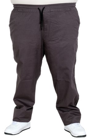 Mode XL Büyük Beden Erkek Keten Jogger Pantolon Milano 21913 ANTRASIT