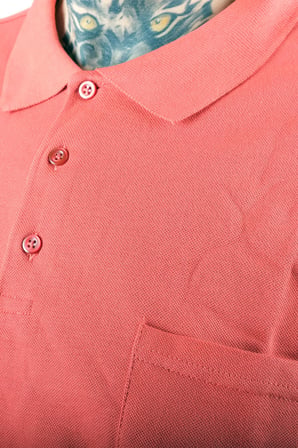 Mode XL Büyük Beden Erkek Cepli Klasik Pike Polo Yaka T-Shirt 20550 MERCAN