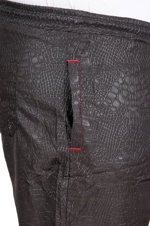 Mode XL Büyük Beden Deniz Sortu Crocodile 26500 SIYAH