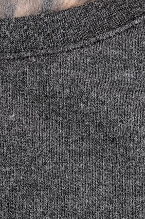 Mode XL Büyük Beden T-Shirt Orta Kalın Basic U26200 ANTRASIT