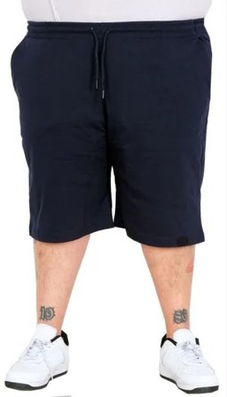 Büyük Beden Sort Yan Cep 26510 LACİVERT /3XL