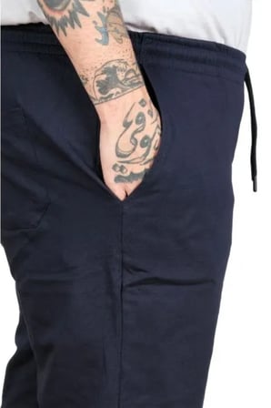 Büyük Beden Sort Yan Cep 26510 LACİVERT /7XL