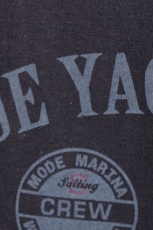 Mode XL Büyük Beden Atlet Baskılı Mode Marına 26016 SIYAH