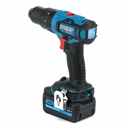 PROFESYONEL 18 VOLT DARBELİ AKÜLÜ KÖMÜRSÜZ 4 AH TEK AKÜLÜ MATKAP TAŞIMA ÇANTALI