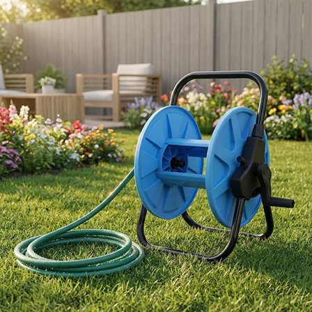 30 Metre Hortum Kapasiteli Bahçe Hortum Sarma Makarası Düzenli Saklama ve Pratik Kullanım