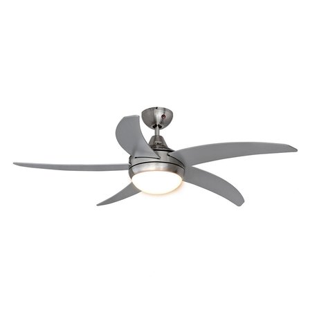 132 cm Gri 5 Kanatlı Tavan Vantilatörü Uzaktan Kumandalı Sessiz Çalışma Zaman Ayarlı 60 Watt