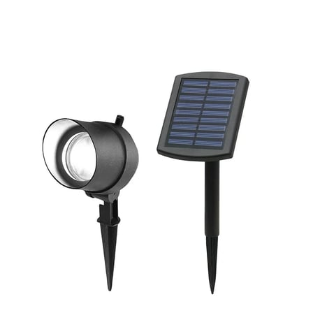 Solar LED Bahçe Spotu 40 Lümen 5000K Beyaz Işık – Kazıklı Çim ve Peyzaj Aydınlatma