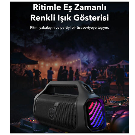 ANKER Soundcore Boom 2 Plus 140W Bluetooth Hoparlör Siyah