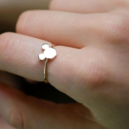 14 Ayar Altın Mickey Mouse Yüzük