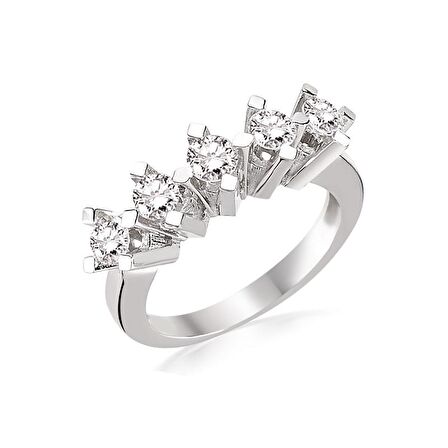 0,93ct Pırlanta Beştaş Yüzük-14k