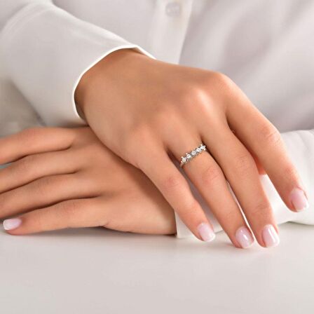 0.38ct Pırlanta Beştaş Yüzük-14k