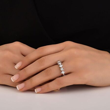 0,62ct Pırlanta Beştaş Yüzük-14k