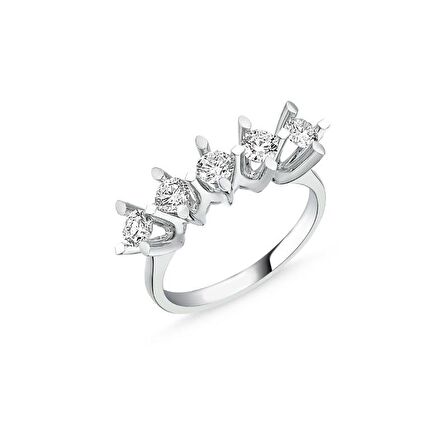 0,42ct Pırlanta Beştaş Yüzük-14k
