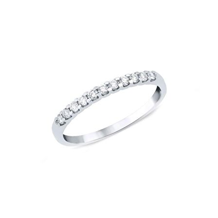 0,49ct Pırlanta Yarımtur Yüzük-14k
