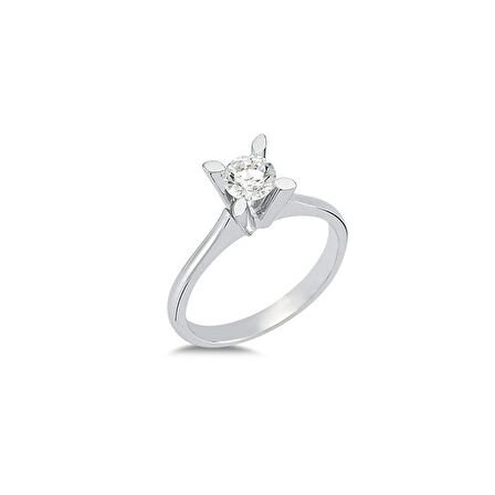 14 Ayar Altın Tektaş Yüzük