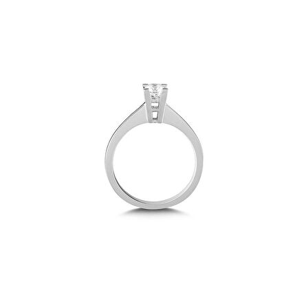 0,13Ct Pırlanta Tektaş Yüzük - 18K