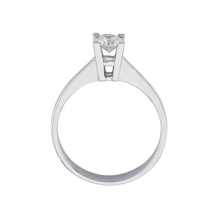 0.24Ct Pırlanta Tektaş Yüzük - 18K