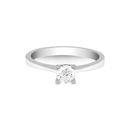 0,32Ct Pırlanta Tektaş Yüzük-18k