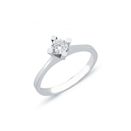 0.23ct Pırlanta Tektaş Yüzük-18k