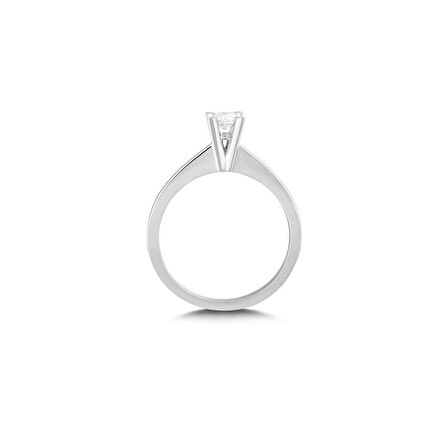 0.16ct Pırlanta Tektaş Yüzük-18k