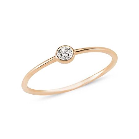 14 Ayar Altın Taşlı Yüzük