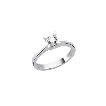 14 Ayar Altın Tektaş Yüzük