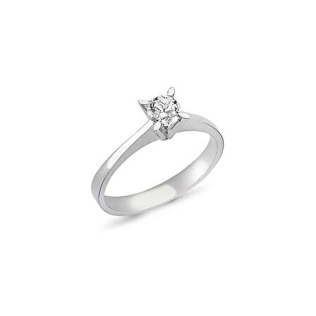 14 Ayar Altın Tektaş Yüzük