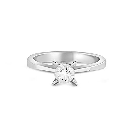 0,50Ct Pırlanta Tektaş Yüzük-14k