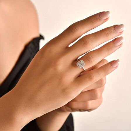 14 Ayar Altın Baget Yüzük