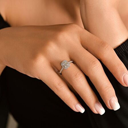 Pırlanta Baget Yüzük 50-60