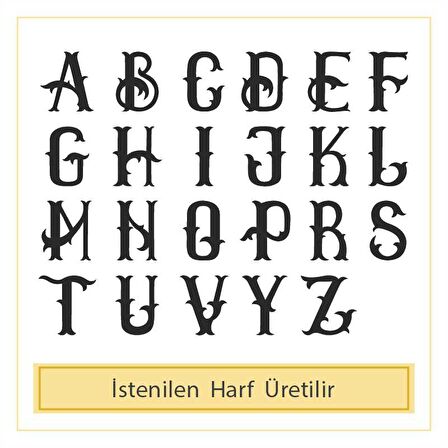 14 Ayar Altın N Harf Yüzük