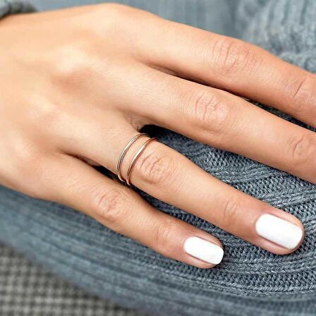 14k Sade Altın Aldante Tel Yüzük