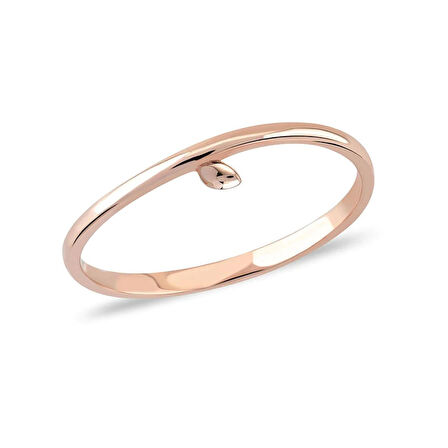 14k Altın Minimal Dal Yüzük