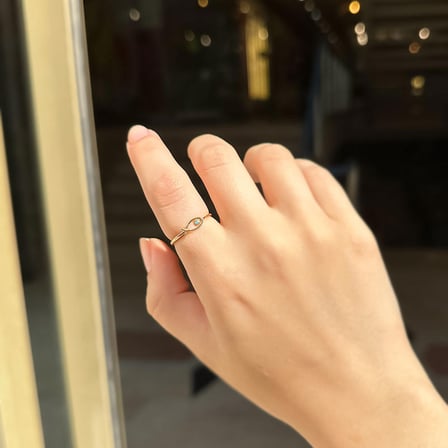 14k Altın Mavi Taşlı Balık Yüzük