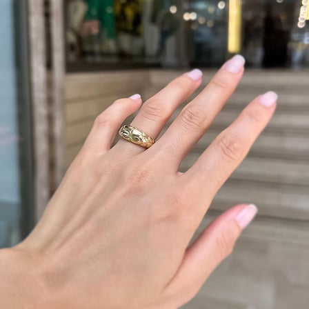 14k Altın Turtle Yüzük