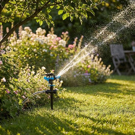 2'li 360 Derece Döner Bahçe Fıskiyesi Seti Ayarlanabilir Çim Sulama Sprinkleri Bahçe Sulama Aparatı