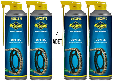 Putoline Drytec Race Yarış Zincir Yağı 500 ml (4 Adet)