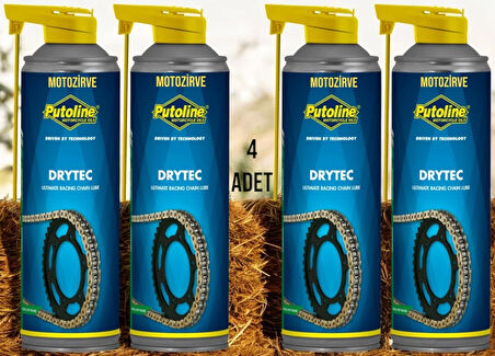 Putoline Drytec Race Yarış Zincir Yağı 500 ml (4 Adet)